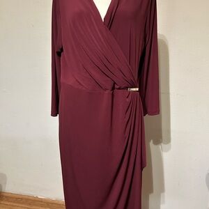 Michael Kors faux wrap dress.